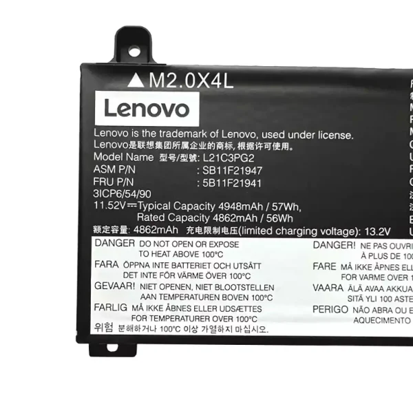 Батерия за лаптоп Lenovo L21C3PG2 L21M3PG2 - Image 4