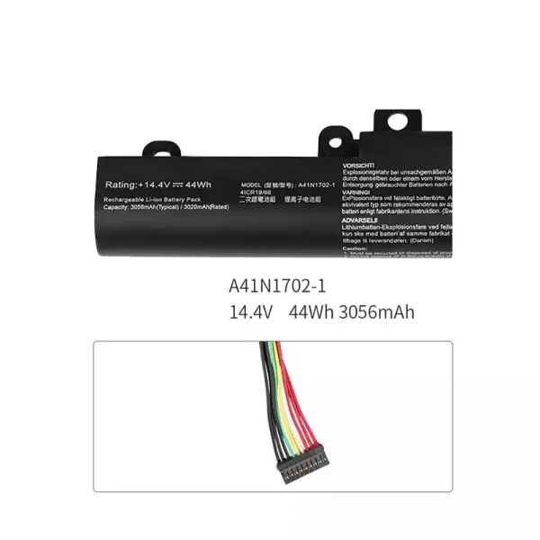 Батерия за лаптоп Asus A41N1702-1 - Image 3