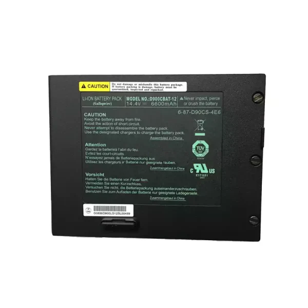 Батерия за лаптоп CLEVO D900CBAT-12 6-87-D90CS-4E6