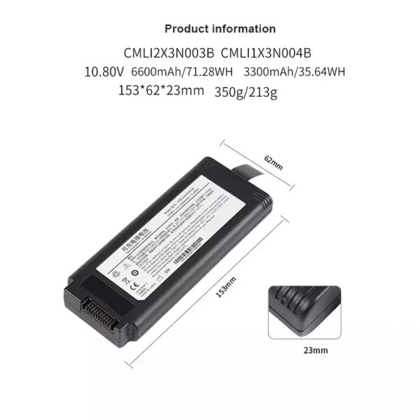 Батерия За CMLI2X3N003B,COMEN V1 Portable ventilator - Image 2