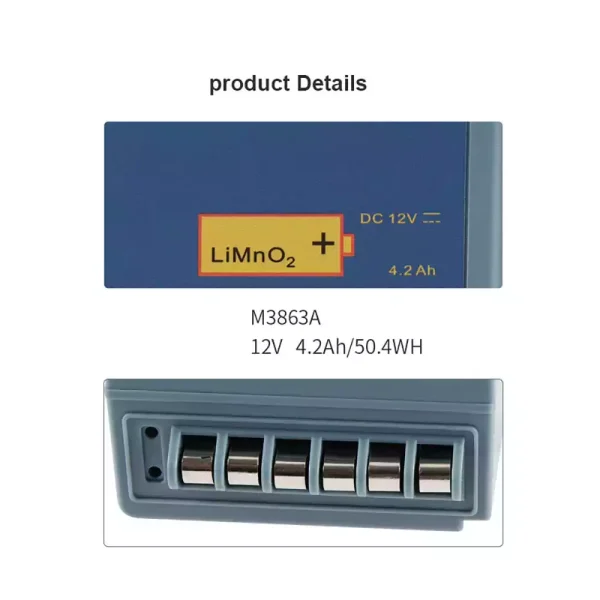 Батерия За Philips HeartStart FR2 HeartStart FR2+ M3860A M3861A M3863A M3840A M3841A - Image 4