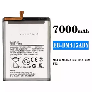 батерия смартфон EB-BM415ABY за Samsung M51/M515/M515F/M62/F62