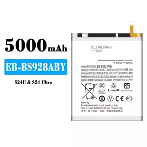 батерия смартфон EB-BS928ABY за Samsung S24U/S24 Ultra