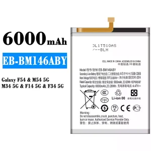 батерия смартфон EB-BM146ABY за Samsung Galaxy F54/M54 5G/M34 5G/F14 5G/F34 5G