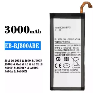 батерия смартфон EB-BJ800ABE за Samsung J6/J6 2018/A6/A6 2018