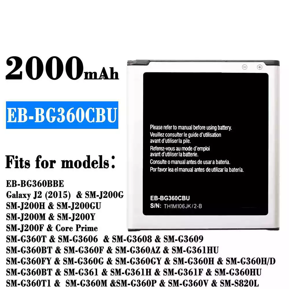 батерия смартфон EB-BG360CBU за Samsung Galaxy J2 (2015)