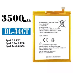 батерия смартфон BL-34CT за Tecno Spark 3 / Spark 3 Pro / Spark Youth