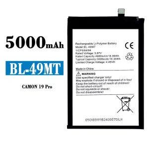 батерия смартфон BL-49MT за Tecno Camon 19 Pro