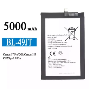 батерия смартфон BL-49JT за Tecno Camon 17 Pro / Camon 18P / Spark 8 Pro