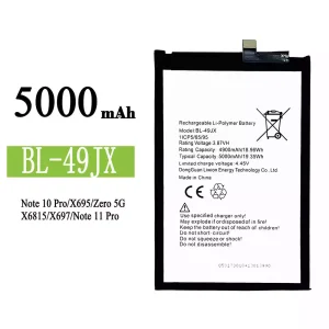 батерия смартфон BL-49JX за Infinix Note 10 Pro / Note 11 Pro / Zero 5G