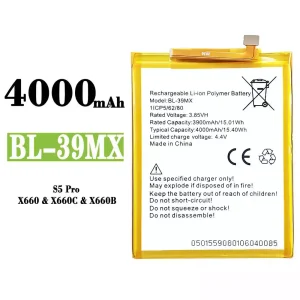 батерия смартфон BL-39MX за Infinix S5 Pro