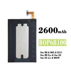 батерия смартфон B0P6B100 BOP6B100 за HTC One M8 / One E8