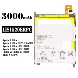 батерия смартфон LIS1520ERPC за Sony Xperia Z Ultra / Xperia Z Ultra HSPA+ C6802 / Xperia Z Ultra LTE C6806 / Xperia Z Ultra LTE C6833