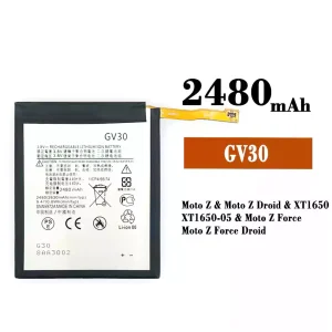 батерия смартфон GV30 за Motorola Moto Z / Moto Z Droid / Moto Z Force / Moto Z Force Droid