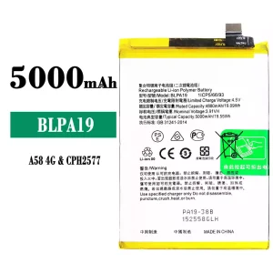 батерия смартфон BLPA19 за OPPO A58 4G / A38 / A79 5G