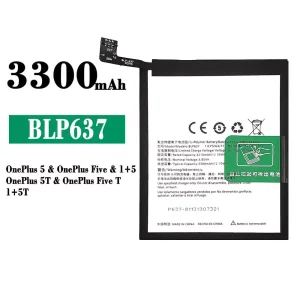 батерия смартфон BLP637 за OnePlus 5 / OnePlus 5T