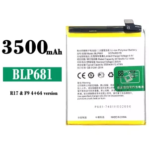 батерия смартфон BLP681 за OPPO R17 / F9 4+64 version