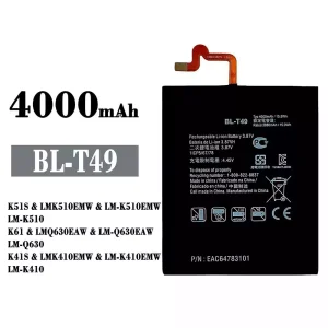 батерия смартфон BL-T49 за LG K51S / K61 / K41S