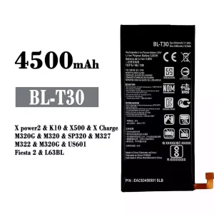 батерия смартфон BL-T30 за LG X power2 / K10 / X500 / X Charge / Fiesta 2