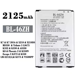 батерия смартфон BL-46ZH за LG K7 2016 / K8 / Phoenix 2