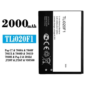 батерия смартфон TLi020F1 за Alcatel Pop C7 / Pop 2
