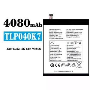 батерия смартфон TLP040K7 за Alcatel A30 Tablet 4G LTE 9024W