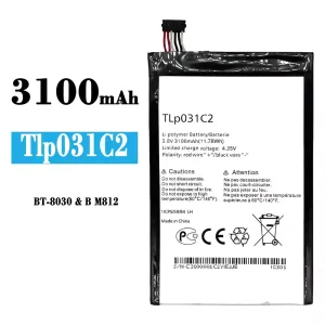 батерия смартфон TLP031C2 за Alcatel BT-8030/B M812