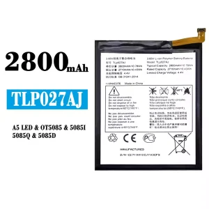 батерия смартфон TLP027AJ за Alcatel A5 LED/OT5085/5085I/5085Q/5085D