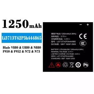 батерия смартфон Li3713T42P3h444865 за ZTE Blade V880/U880/N880/F950/F952/N72/N73
