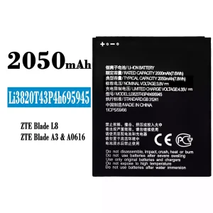 батерия смартфон Li3820T43P4h695945 за ZTE Blade L8/A3