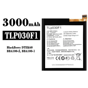 батерия смартфон TLP030F1 за BlackBerry DTEK60/BBA100/BBA100-1/BBA100-2