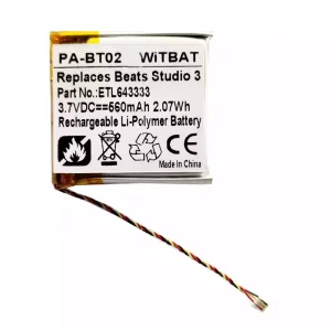 Батерия за слушалки Beats Solo Pro Wireless,Studio 2 B0500,Studio 2.0,Studio 3.0,SDHP-P1401