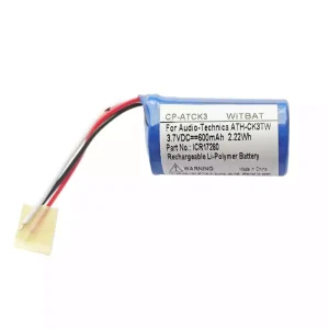 Батерия за слушалки Audio-Technica ATH-CK3TW заряден калъф,ICR17280
