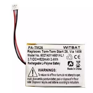 Батерия за TomTom 6027A0114501,Start 20,Start 25